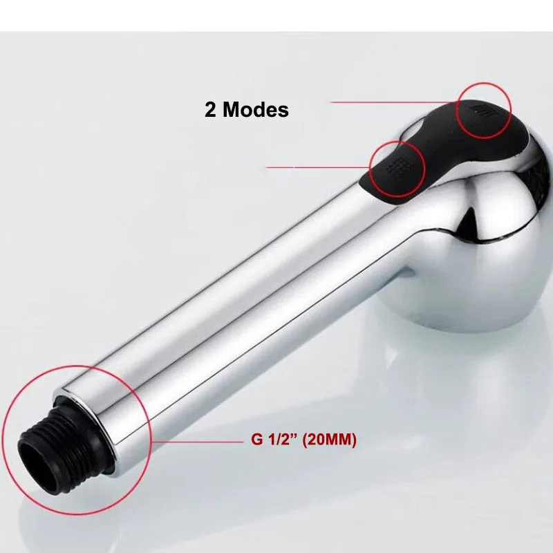Description Picture 2 of itemKitchen Handheld Pull Out Faucet Water Sprayer Head G1/2 Mixer Tap Bathroom Faucet Replacement Shower Head Mutifuction Nozzle B4