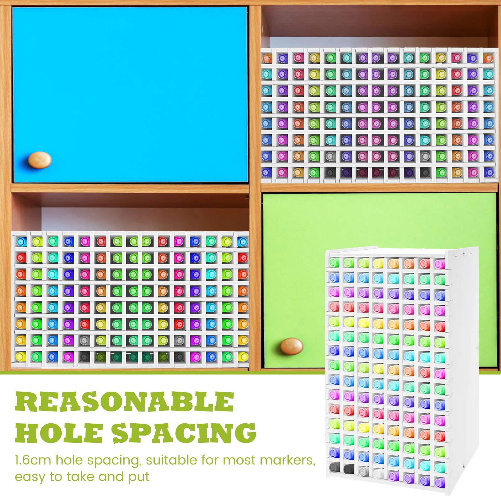 PVC Marker Storage Rack Organizer for Desk