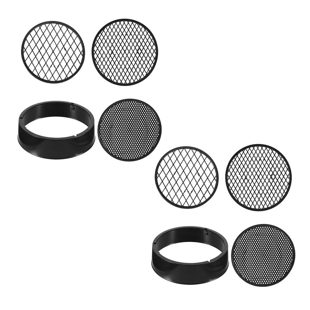 2 Sets/8pcs Gardening Sifting Pan Garden Sieve Stone Riddle Soil Sieve Set for Efficient Soil Refining and Stone Removal 3