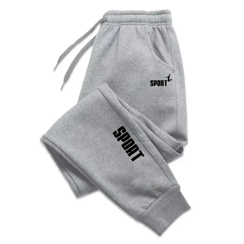 2024 Autumn Winter New Men's Trousers Casual Trousers Sports Jogging Fitness Pants Sweatpants Fashion Trend Street Print Pants 2