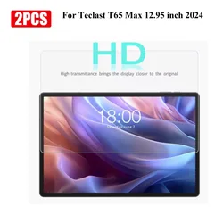 2 - Pack Premium HD Tempered Glass Screen Protectors (Teclast T65 Max 2024)