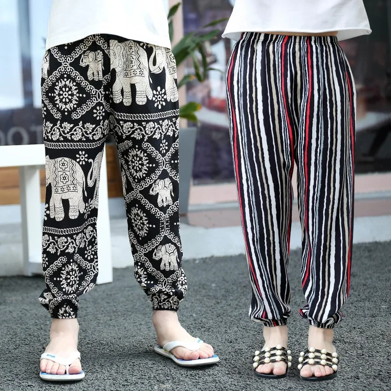 Children Pants 2-10Y Boys Girls Joggers Trousers