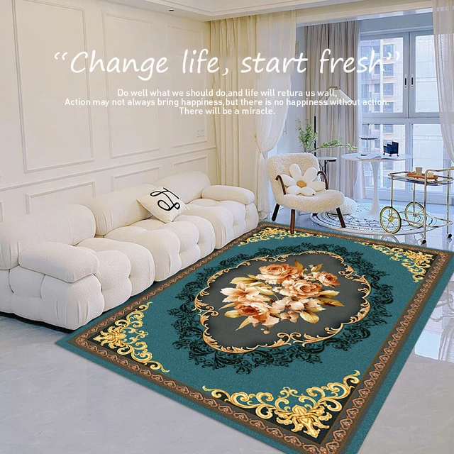 Tapis en fourrure pour chambre a coucher-sejour