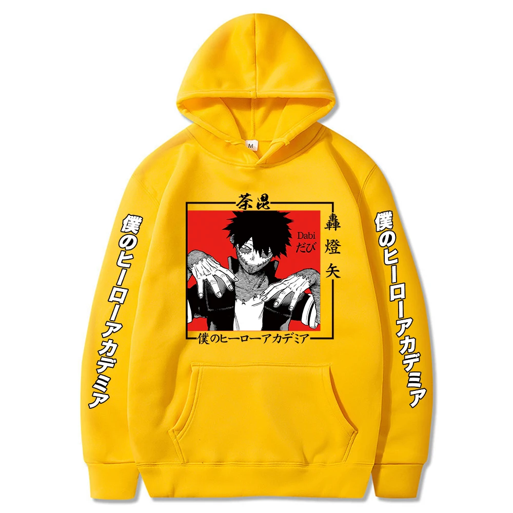 My Hero Academia Hoodie Anime Pullover Boku No Hero Academia Sweatshirts Dabi cosplay costume Hoodies Unisex Clothes mens hoodies sale