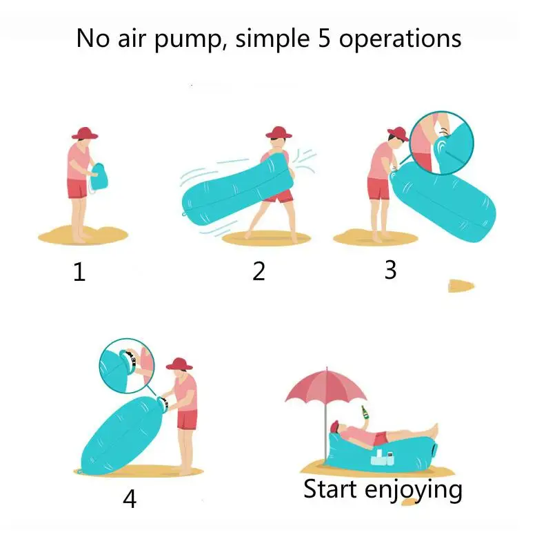 inflatable beach lounger instructions inflation
