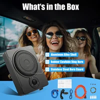 8 Inch 200W Car Under-Seat Active Subwoofer Power Amplifier Bass Box Car Ultra Slim Subwoofer Car Stereo Audio Speaker 30-100Hz - Image 6
