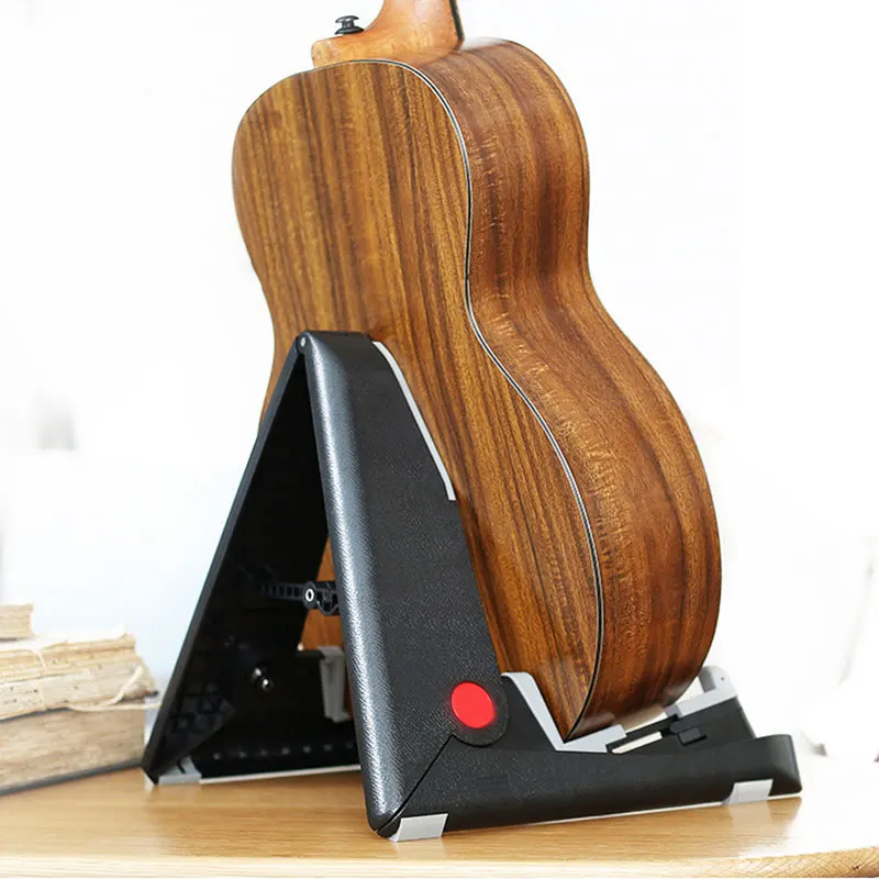 Ukulele Guitar Support Rack Foldable Stand Holder AFrame Mount Violin