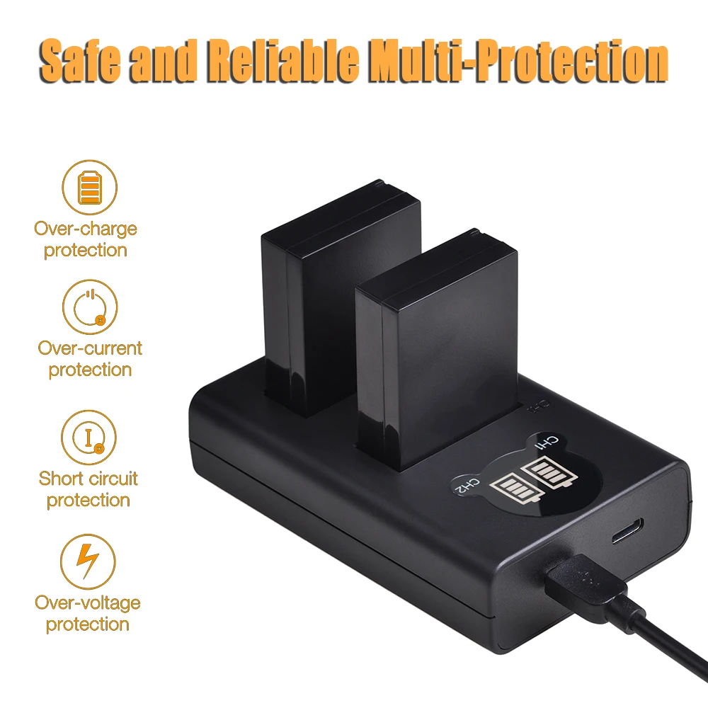 YUEFANSEN LP-E12 Akku & Ladegerät - Kompatibel Mit Canon EOS M Serie Kameras