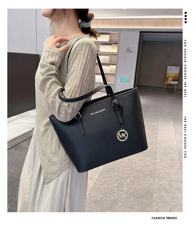 Bolso clásico de mujer Michael Kors 2026, bolso de mano de alta calidad para uso diario, bolso de hombro, de mano y de hombro de lujo ligero para mujer.