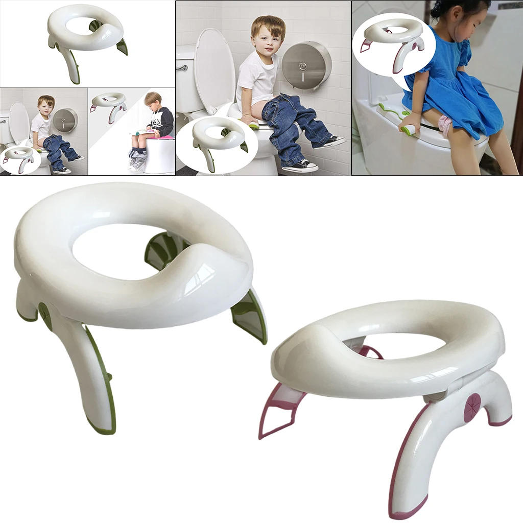 Portable Baby Seat Kids Folding 2 in 1 Non-Slip for Bathroom