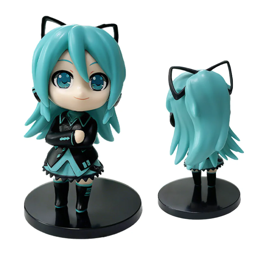 Hatsune Miku Q Edition Series Handmade Blind Box Toys - Set of 6, Perfect for Birthday, Halloween, and Christmas Gifts