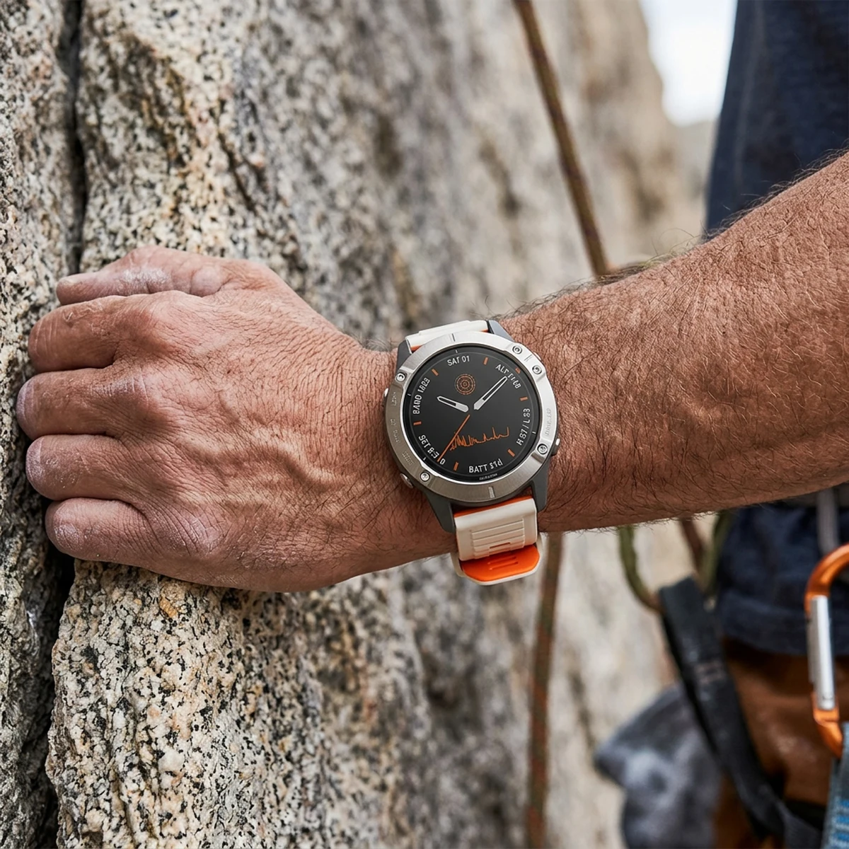 Durable 22mm Sport Silicone Watch Strap - Soft and Comfortable Fitness Band