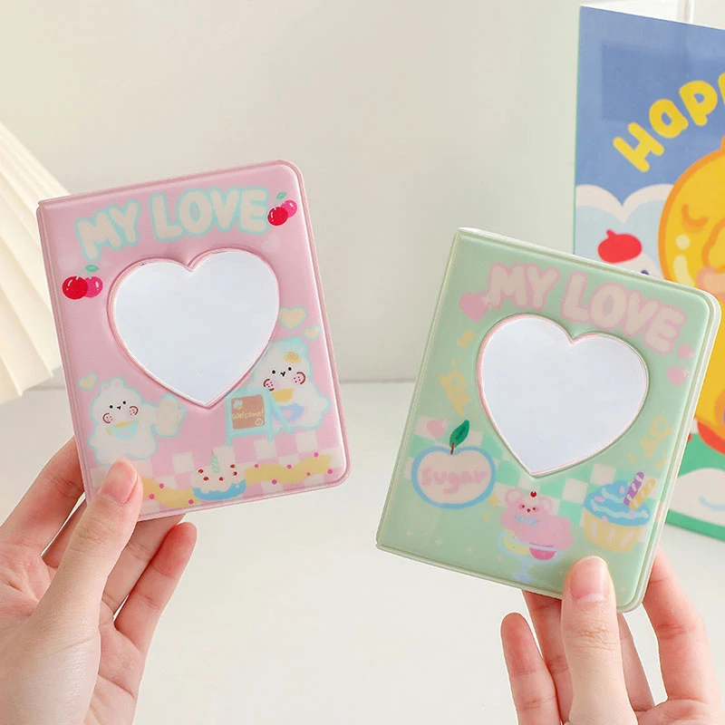 40 Grids Cards Photo Album Love Heart Storage Album Cartoon Printed Star Chasing Collection Book Photocard Holder INS Cute