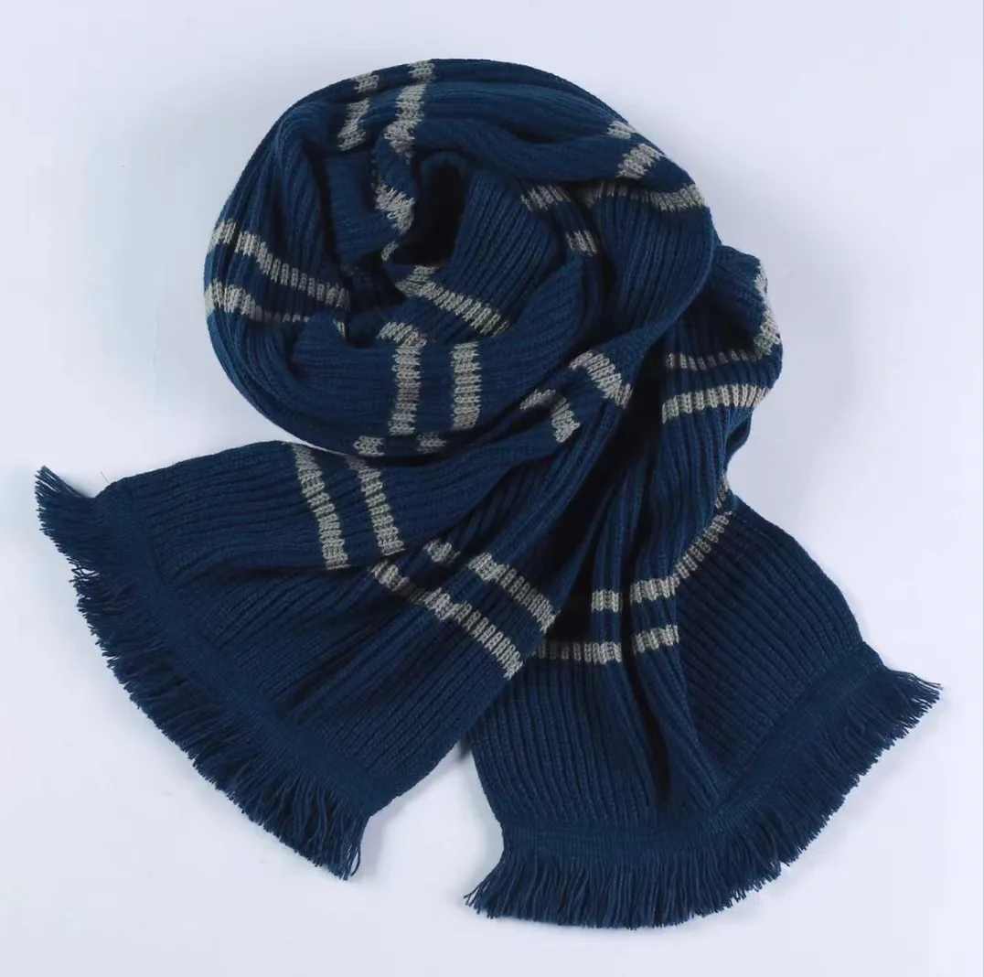Magic College Scarf Magician Cosplay Costumes Accessories Fans Gift Men Women Warm Sorceress Scarves