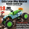 1:8 Extra Large Alloy Material Remote Control Car 4WD High Speed Climbing Off Road Vacuum Tire Elasticity Shock Absorbing RC Car 1