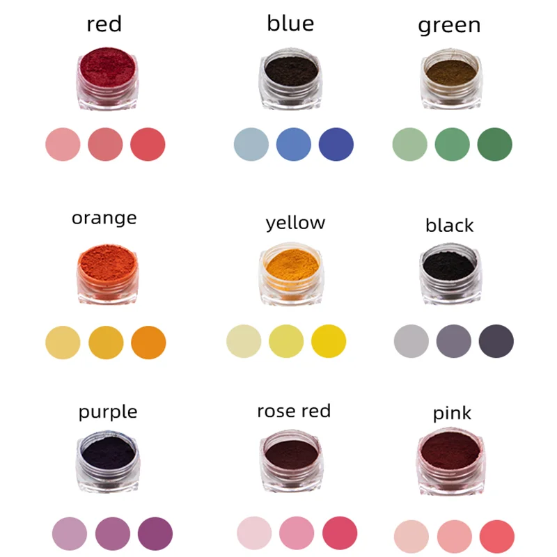 Special Pigments for Scented Candles Powder Dyes Craft Waxes Are Easy To Color Various Colors Choose At Will Bright Colors
