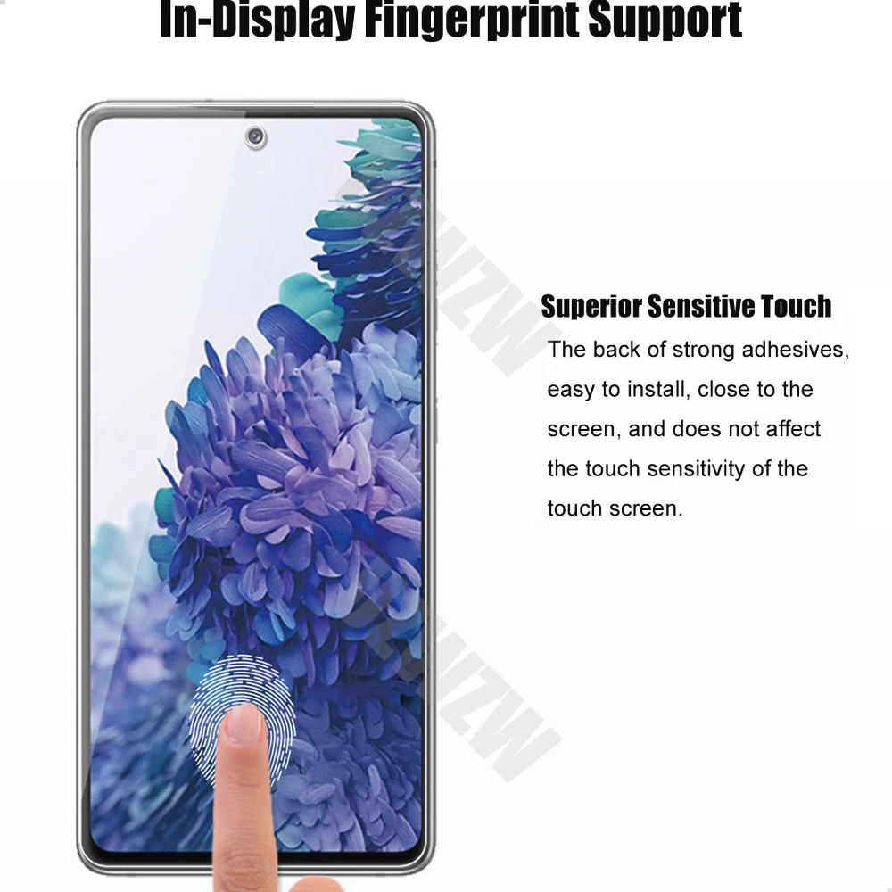  Galaxy S20 FE Screen Protector and Camera Protector, [3 Screen  Protectors+3 Camera Protectors][Support Fingerprint] Tempered Glass Screen  Protector for Samsung Galaxy S20 FE 5G/4G