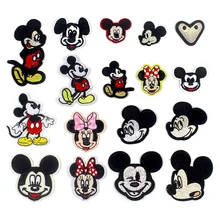 

Mickey Minnie Mouse Embroidered Patches on Clothes for Children Stickers Disney Cartoon DIY Sewing Pant Bag Clothing Kawaii Gift