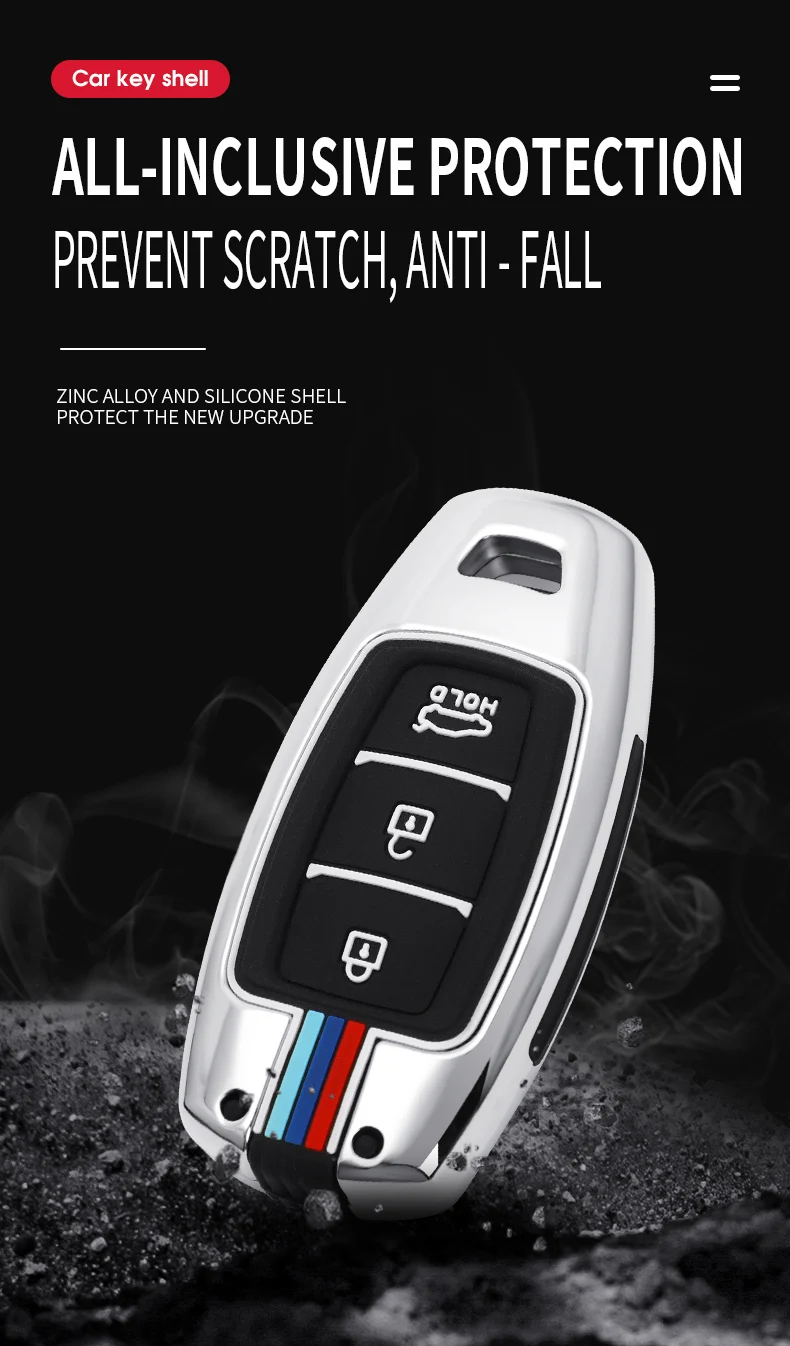 Nuova custodia per chiave auto per Hyundai Veloster N Encino 2020 Venue Sel 2020 Santa Fe Kona Ev Holder custodia protettiva portachiavi 14 Nuova custodia per chiave auto per Hyundai Veloster N Encino 2020 Venue Sel 2020 Santa Fe Kona Ev Holder custodia protettiva portachiavi - S2fbe611d258b4b37b51a89fb8812c495B