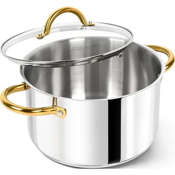 Michelangelo Stainless Stock Pot 1