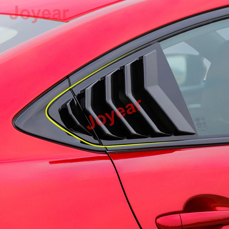 

For Mazda 6 Atenza 2018-2020 Rear Triangular Shutter Rear Side Window Exterior Protective Carbon Fiber Decoration Accessories