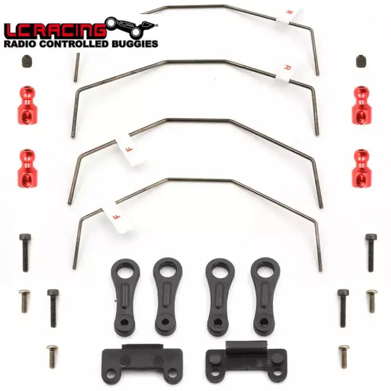 Originale Lc Racing L6134 Set Di Barre Antirollio Per Rc Lc Emb-Wrc Emb-Ra Emb-1 Emb-S Emb-Dt Emb-Tc Emb-Tg Emb-Mt Lc12B1