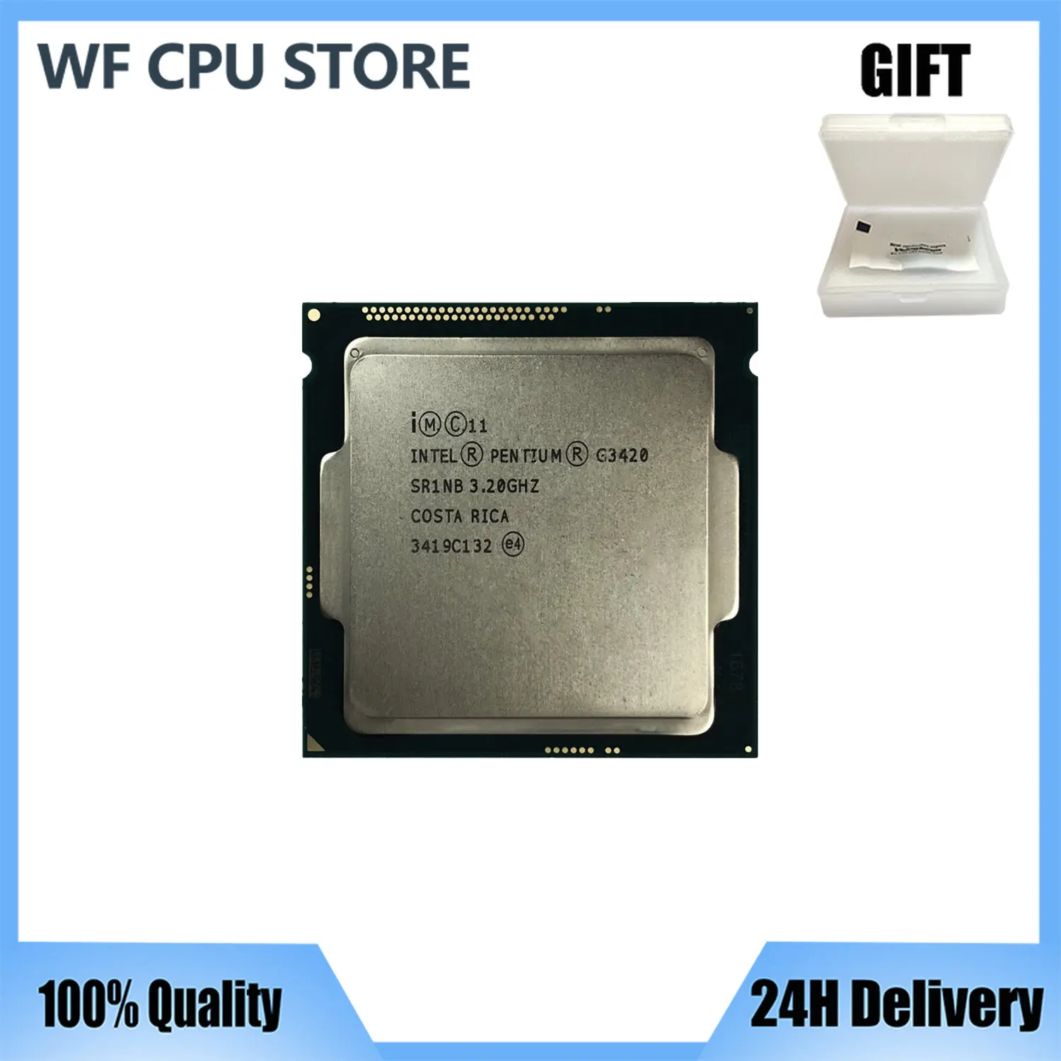 

Intel Pentium G3420 3.2GHz Dual-Core 3M 53W LGA 1150 CPU Processor