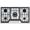 36" Built-in Gas Cooktop, 5 ITALY SABAF Sealed Burners Gas Rangetop 41,800BTU, NG/LPG Convertible, Stainless Steel 1
