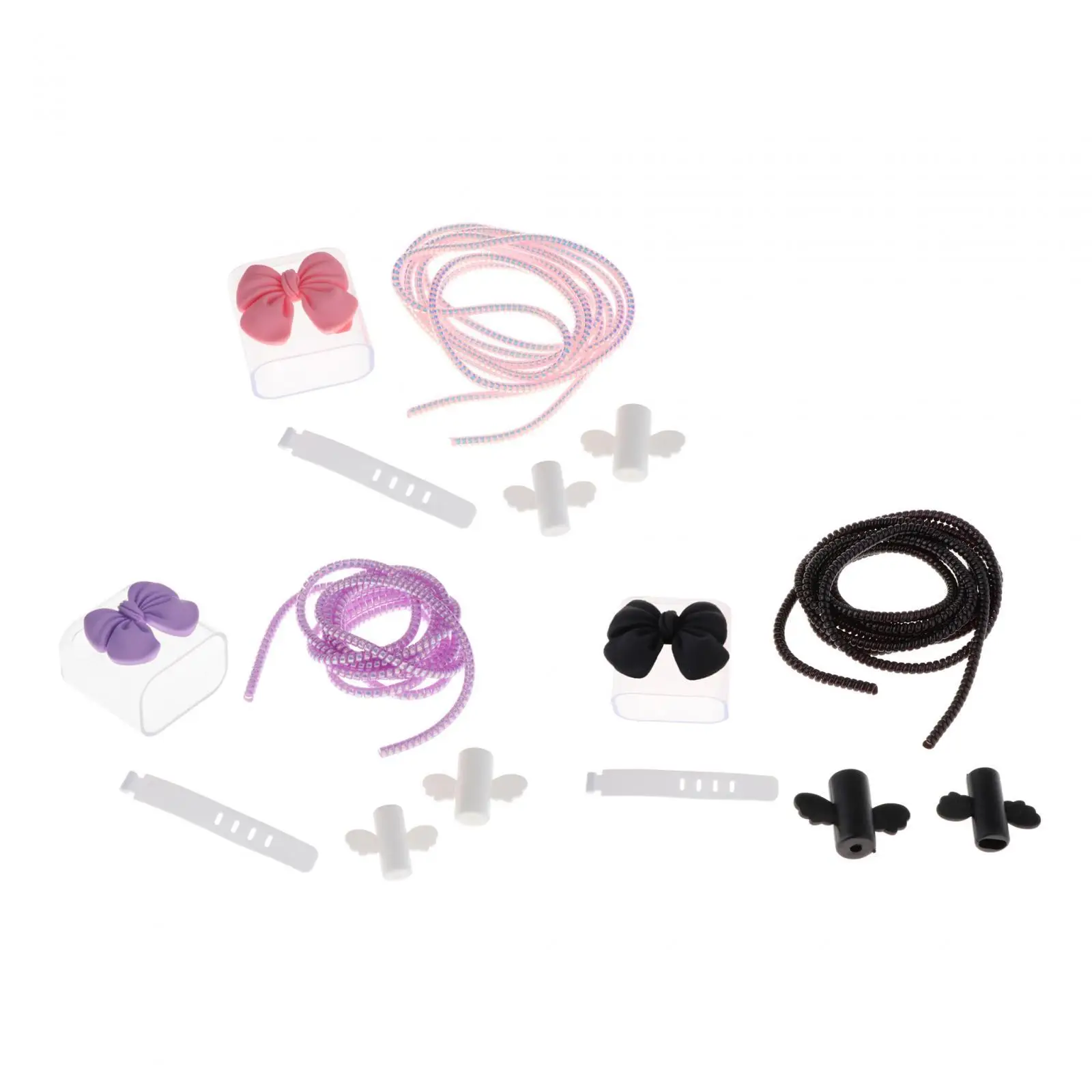 

Cute Charging Cable Protective Cover Women Gift Protective Case Clear Data Line Accessories Data Cable Sleeve Charger Protector
