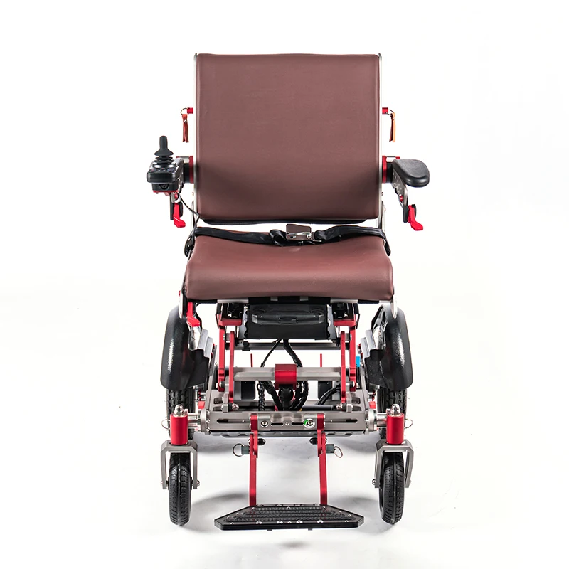 Muiltifunctional Heavy Duty Power Lift up/down Motorized Wireless Control Foldable With Trolley Handle Electric Wheelchair