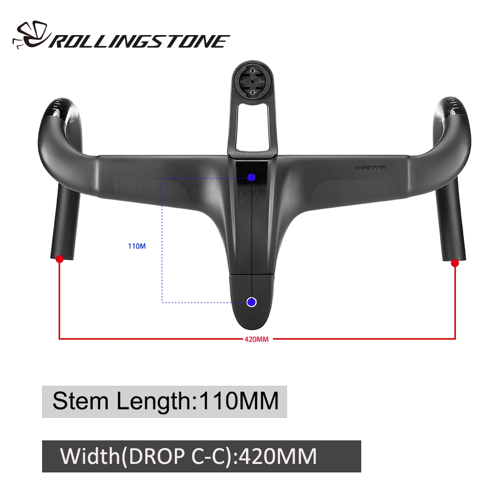 MANTA 一体型カーボンハンドル 380/400 100mm Rolling-Stone