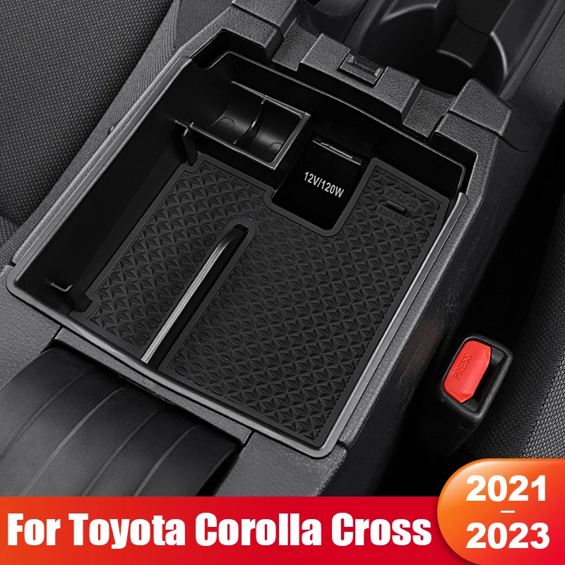Per Toyota Corolla Cross Xg10 2021 2022 2023 Hybrid Car Central Console Bracciolo Box Storage Container Vassoio Accessori
