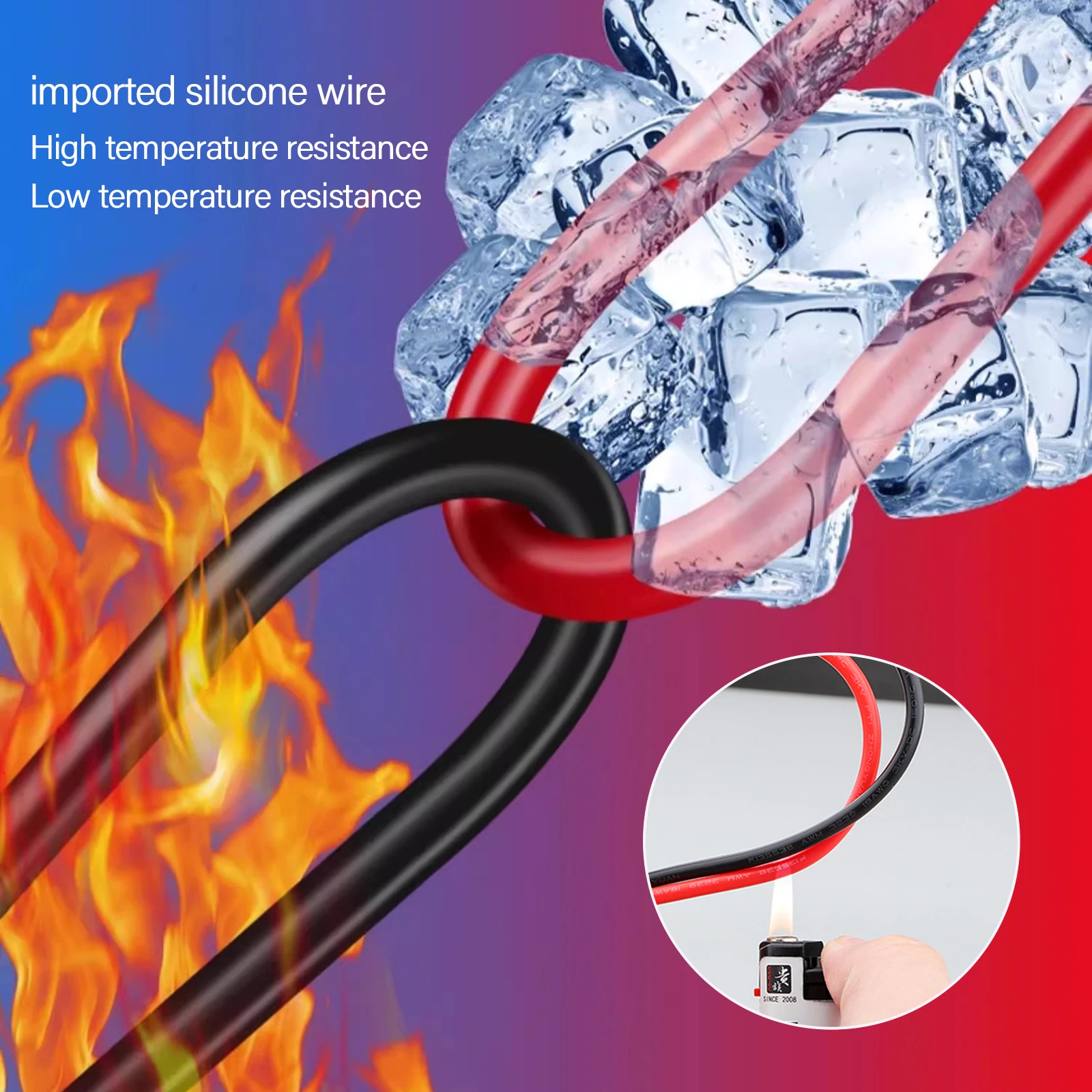 22-teiliges Multimeter-Messleitungssonden-Set, Silikondraht, Stiftkabel, austauschbare Nadelspitze, universelle Messleitungen mit Krokodilklemme – Detail 6