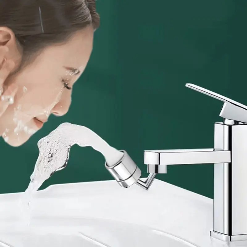 Faucet Extender Kitchen Faucet 720 Degrees Rotatable Spout Extension Spout Bubbler Universal Splash Proof