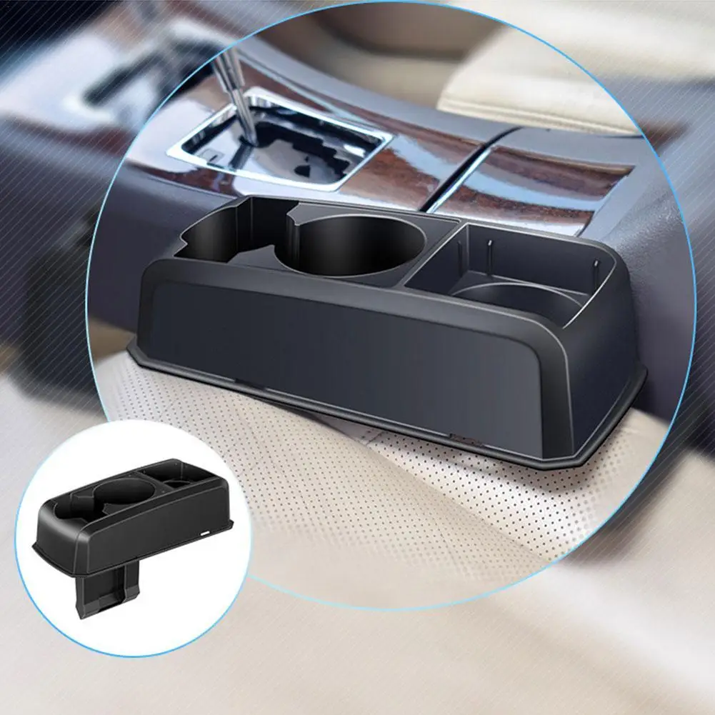 

Универсальный держатель для чашки, органайзер для центральной консоли, держатель для салфеток с двойным USB для автомобильных аксессуаров