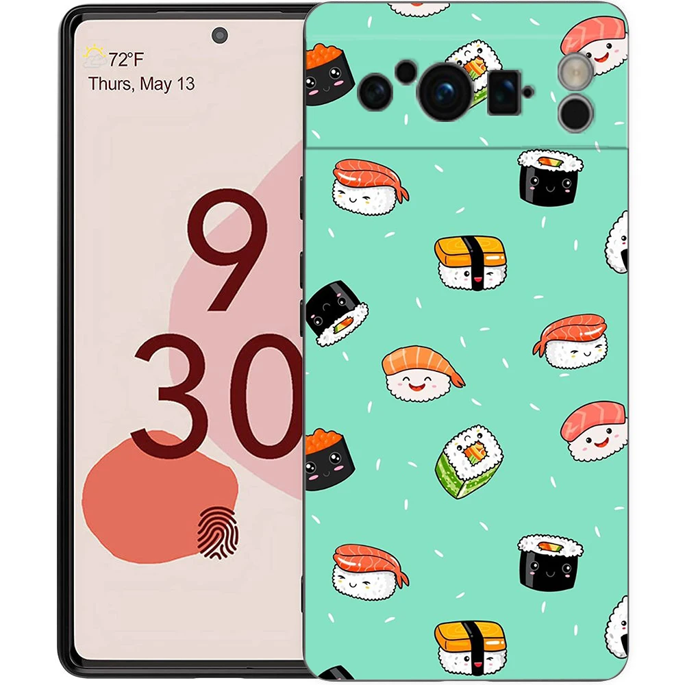 Cute Cartoon Sushi Soft TPU Phone Case Cover