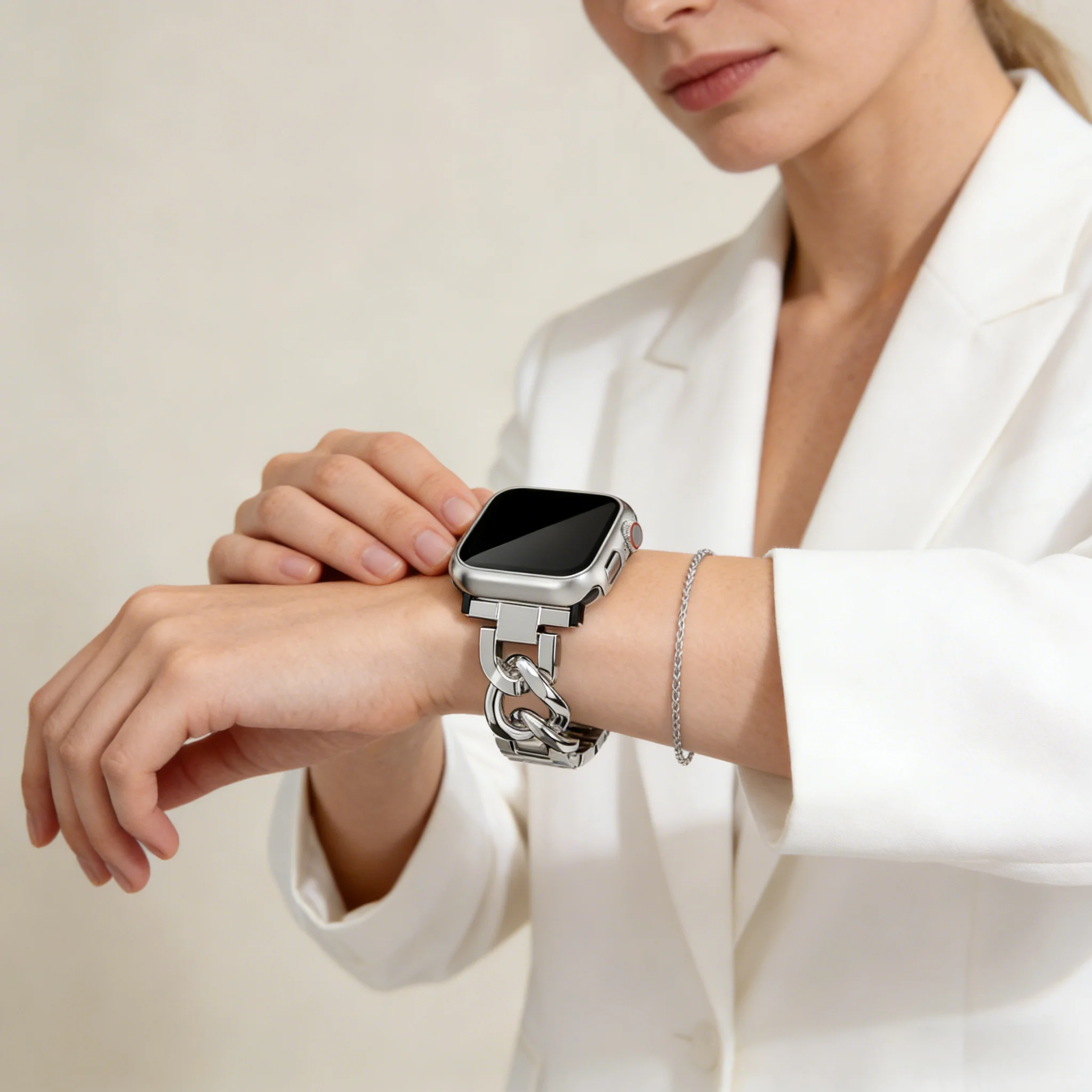 Elegant and Durable Stainless Steel Metal Watch Strap