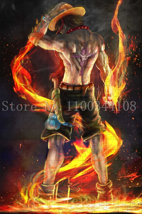 One Piece Jigsaw Puzzles 1000 Pieces Japan Anime Character Monkey D. Luffy Puzzles for Adults Stress Relief Toys New Year Gifts 2