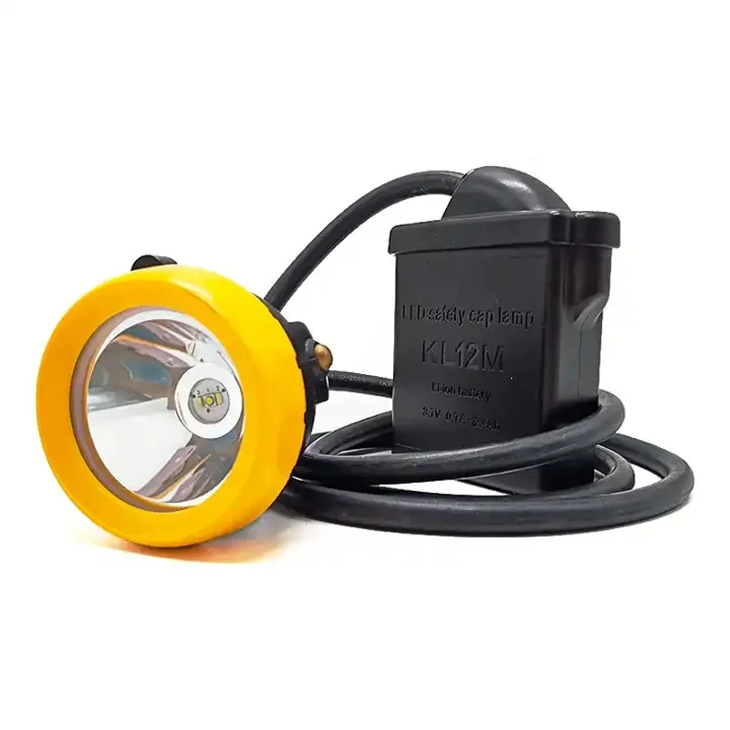 

Explosion-Proof KL12M LED Mining Headlamp Safety Miner Helmet Cap Lamp Fishing Camping Light