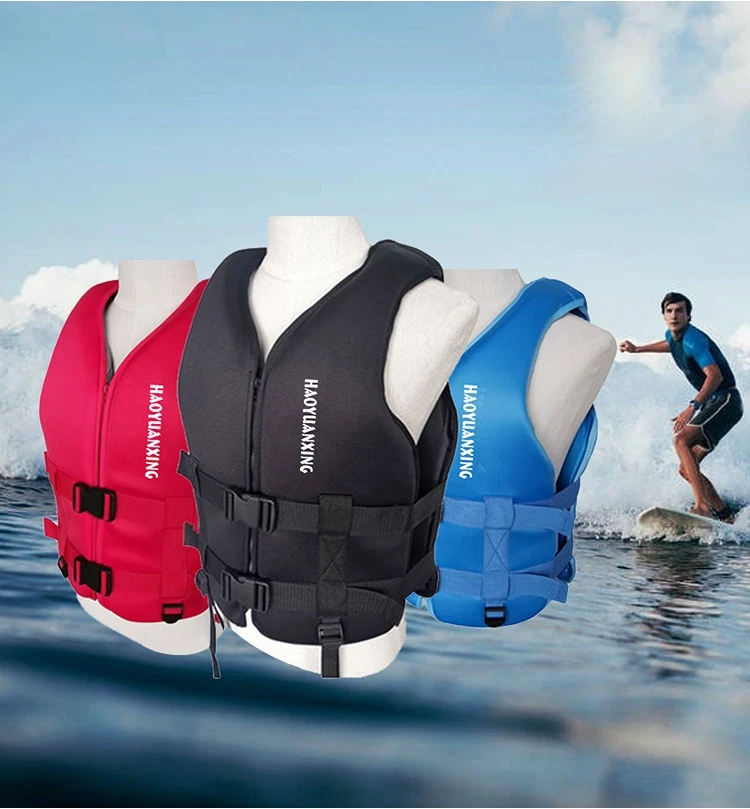 

Adult Life Jacket Neoprene Safety Life Jacket Water Sports Fishing Water Ski Vest Kayak Boating Swimming Rafting Safety Vest