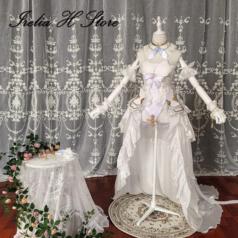 

Irelia H Store Azur Lane Cosplay SMS Emden Cosplay Costume SMS Emden wedding dress female Customized