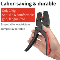 Pince à dénuder automatique légère 140g, multifonction, portable, pour électriciens 4
