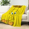 Cute Bird T-Tweety Blanket Comfortable skin friendly soft sofa living room bed bedroom blanket suitable for travel and gifts 6