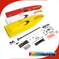 Tenshock Mini Mono Ⅱ Carbon Fiber KIT RC Toy Boat W/Motor ESC Propeller High Speed Remote Radio Control Electric For Kids Adult 1