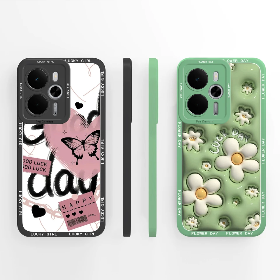 Beautiful Flower Astronaut Girl Full Protection Fashion Phone Case Cover