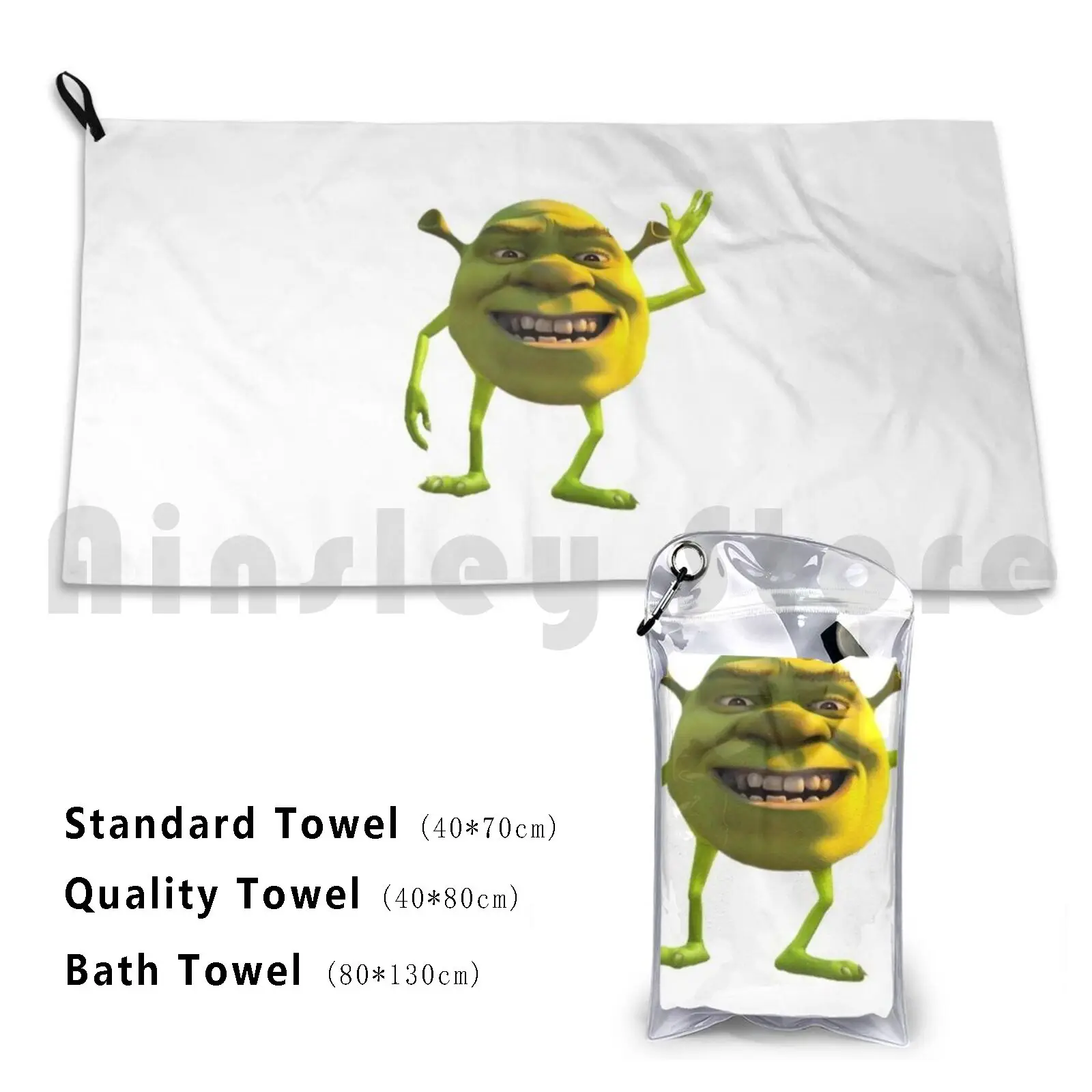 Shrek Meme Beach Towel Quick Dry Quality Towel Shrek Meme Png Shrek Face Shrek  Meme Face Shrek Png Shrek Wazowski Shrek - Towel/towel Set - AliExpress