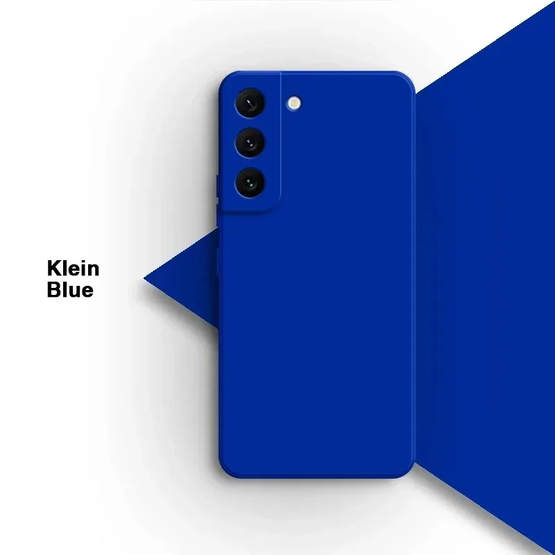 Luxury Liquid Silicone Skin Feel Phone Case - Solid Color Anti-Fall Rear Cover
