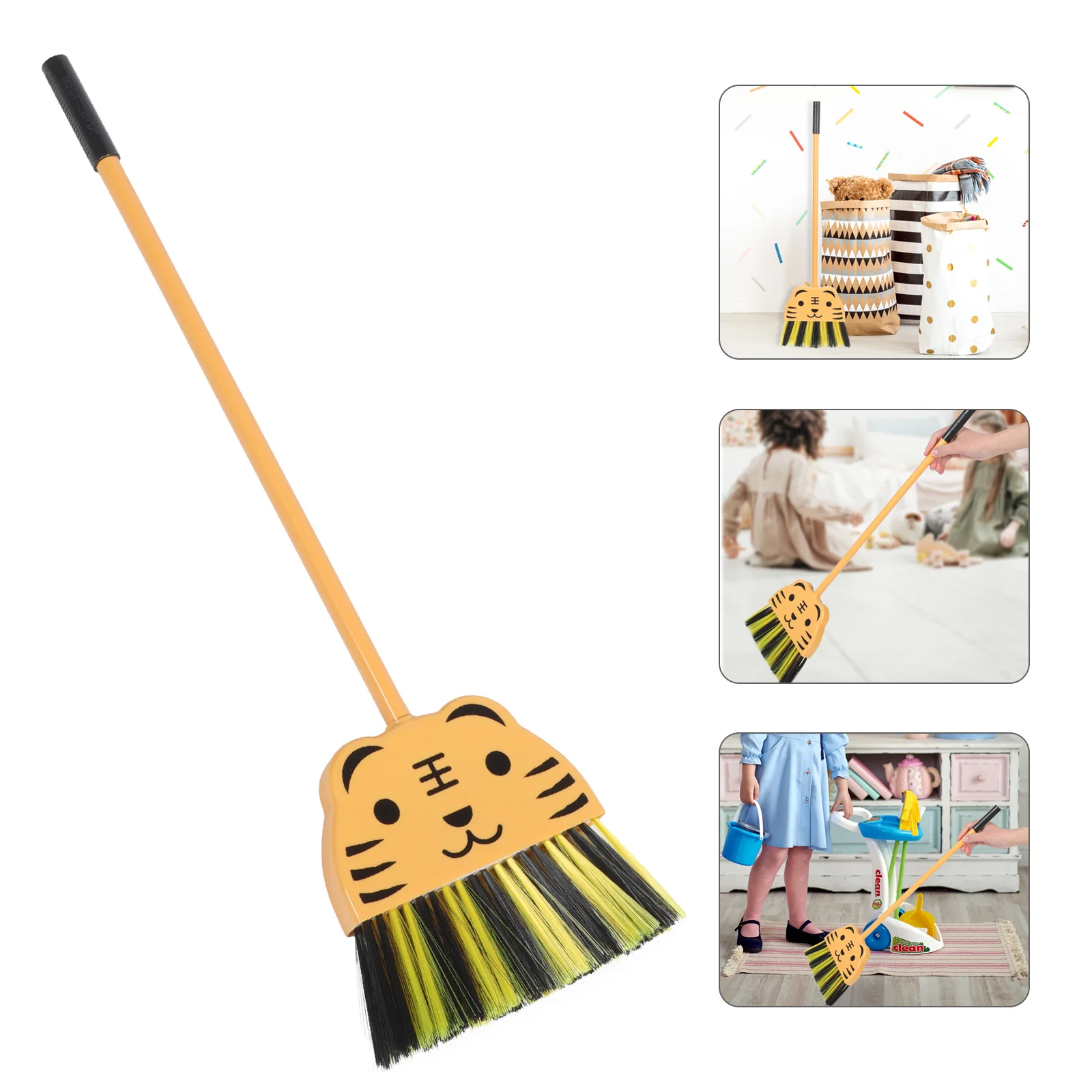 Kids Toys Cleaning Tools Children's Broom Toddler Simulation Puzzle Pupils Pretend Play Supplies