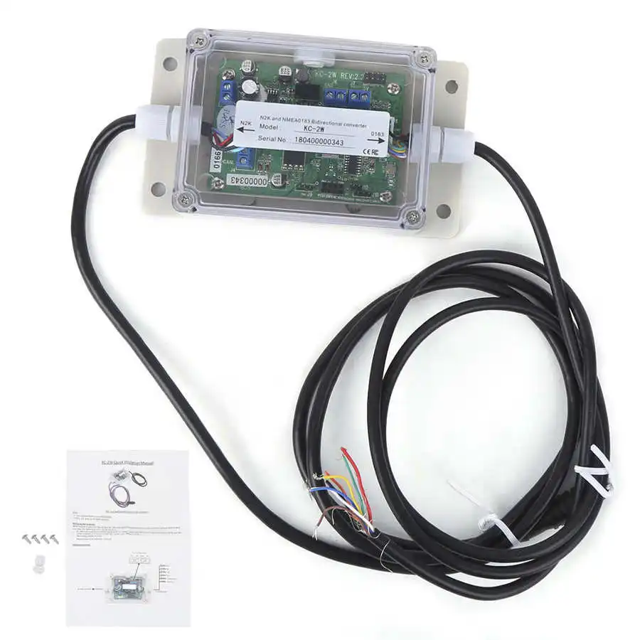 

Bi-Direction Converter Module NMEA2000 and NMEA0183 KC-2W IPX67 Waterproof DC 9-30V Bi-Directional Converter Car Accessories