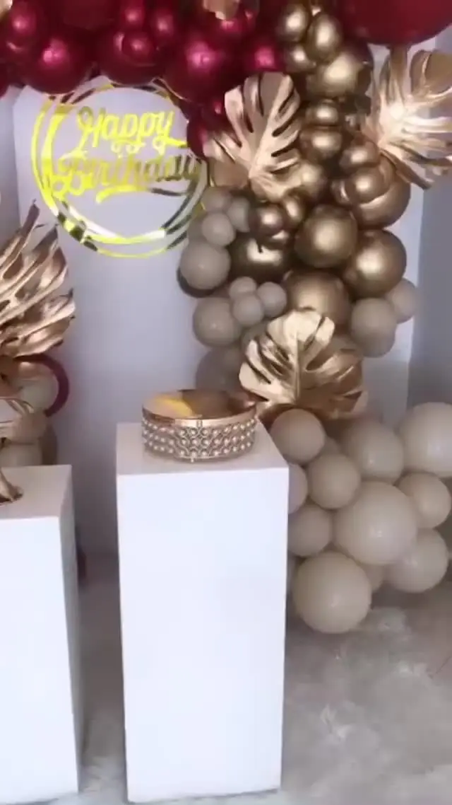 Металлические красные воздушные шары для свадьбы MicroPlush